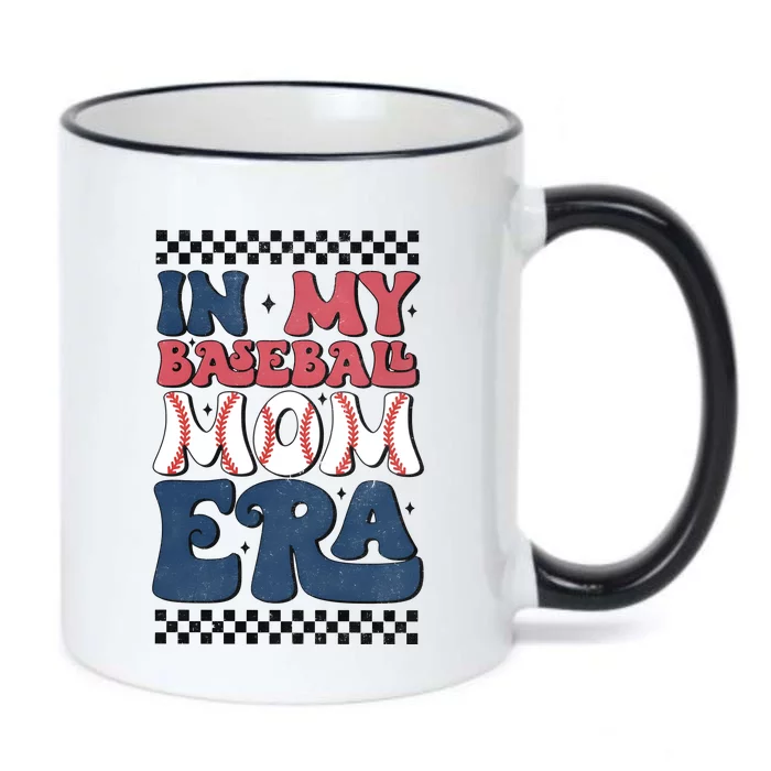 In My Baseball Mom Era Black Color Changing Mug