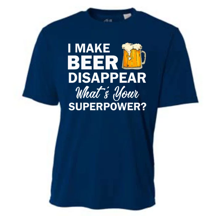 I Make Beer Disappear What's Your Superpower? Drinking Cooling Performance Crew T-Shirt