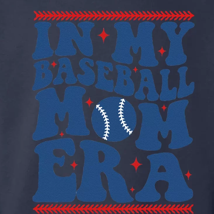 In My Baseball Mom Era Groovy Baseball Mom Team MotherS Day Toddler Hoodie