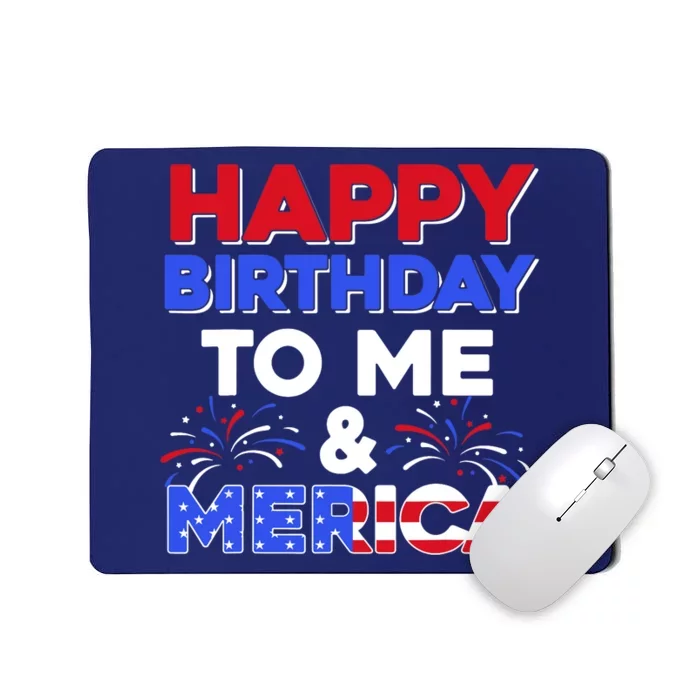 It's My Birthday July 4th American Independence Day Gift Mousepad