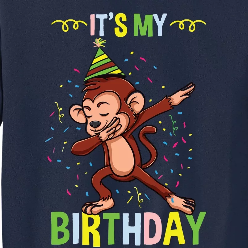 Its My Birthday Monkey Tall Sweatshirt