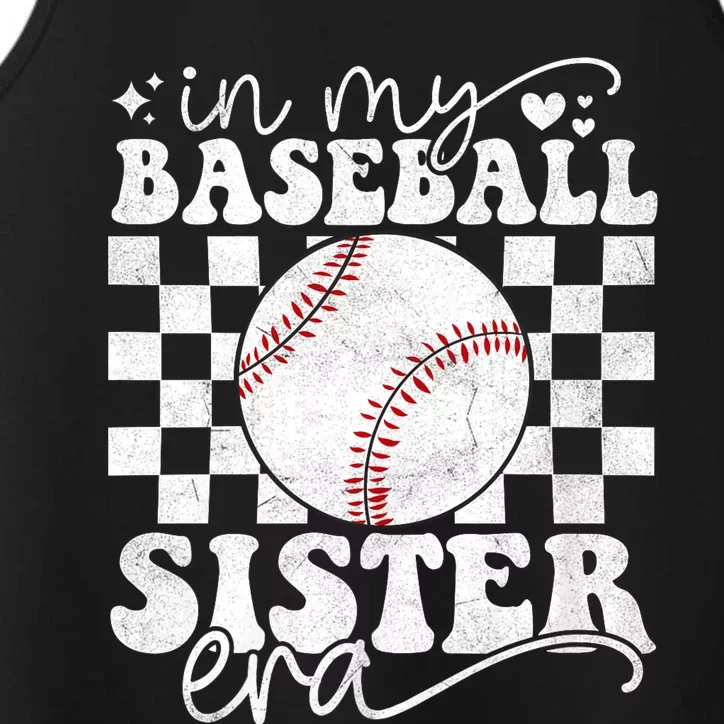 In My Baseball Sister Era Baseball Sister Performance Tank