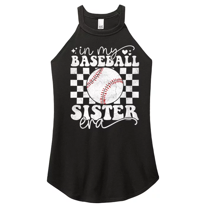 In My Baseball Sister Era Baseball Sister Women’s Perfect Tri Rocker Tank