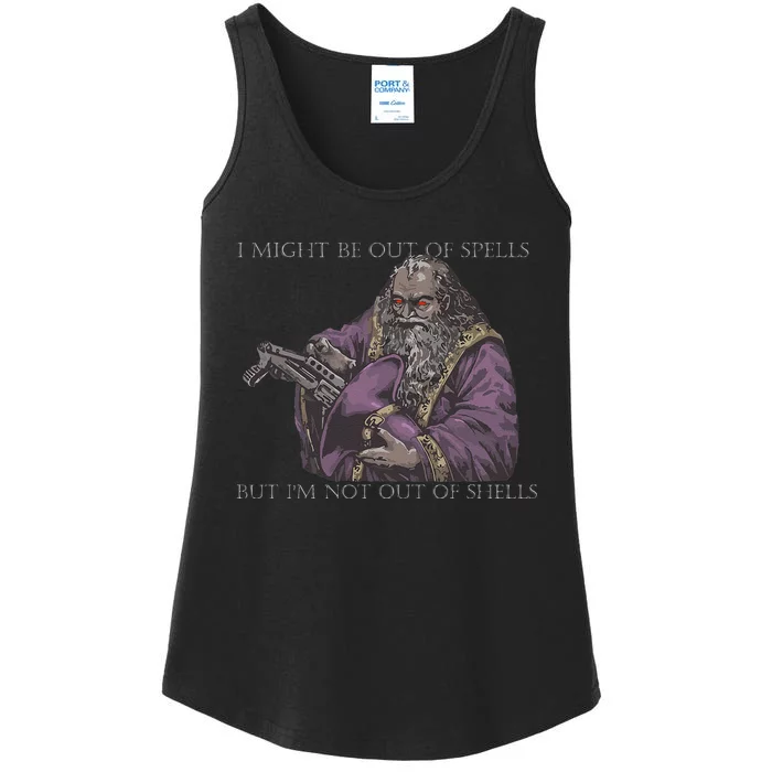 I Might Be Out Of Spells But IM Not Out Of Shells Ladies Essential Tank