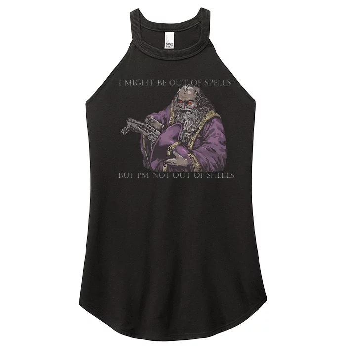 I Might Be Out Of Spells But IM Not Out Of Shells Women’s Perfect Tri Rocker Tank