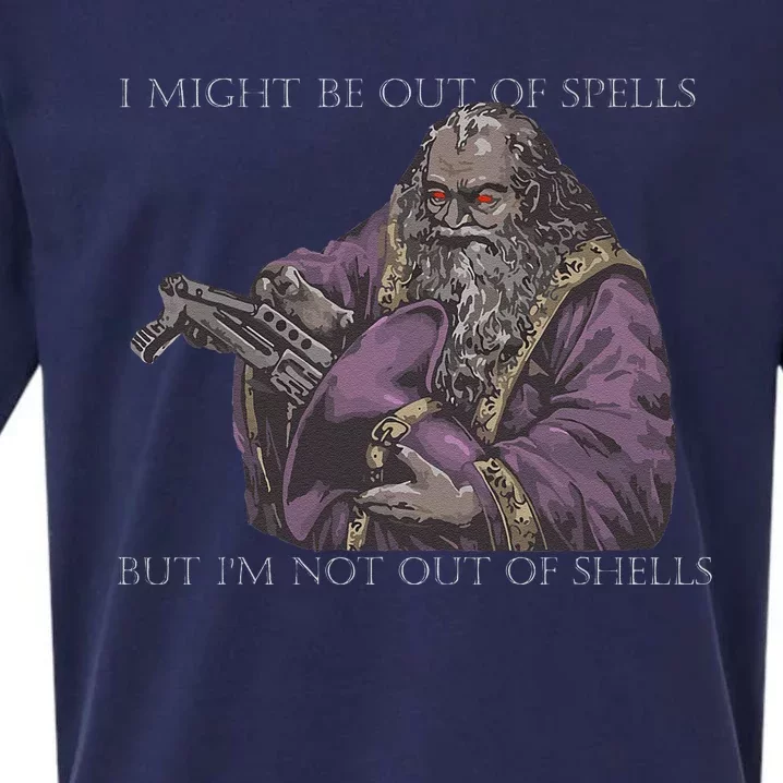 I Might Be Out Of Spells But IM Not Out Of Shells Sueded Cloud Jersey T-Shirt