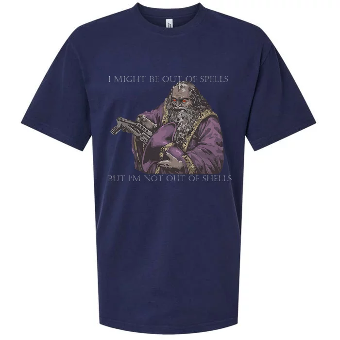 I Might Be Out Of Spells But IM Not Out Of Shells Sueded Cloud Jersey T-Shirt