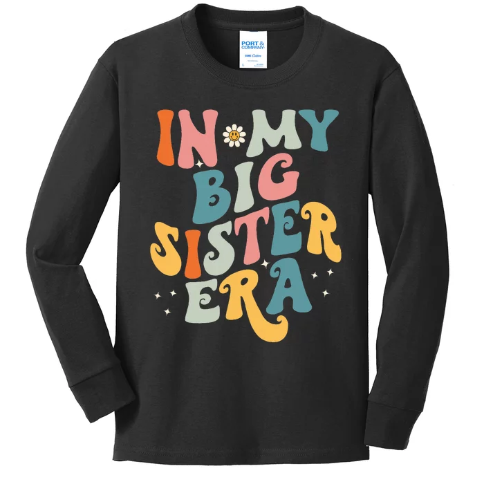 In My Big Sis Era Baby Big Sister Kids Long Sleeve Shirt