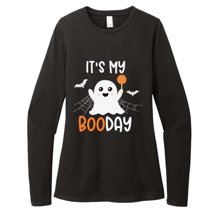 Its My Boo Day Cute Halloween Birthday Ghost Womens CVC Long Sleeve Shirt