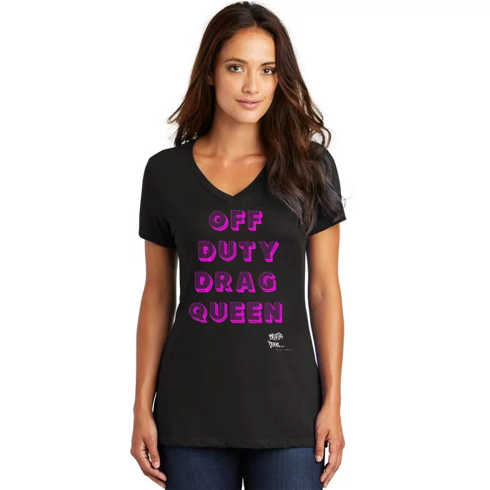 I May Be A White  But I'm Not Stupid Funny Women's V-Neck T-Shirt