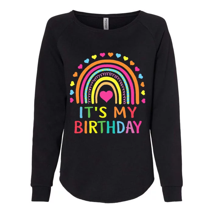 It's My Birthday Gift Rainbow Womens California Wash Sweatshirt