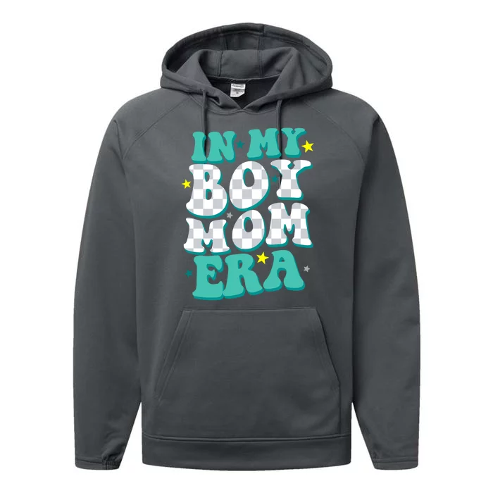 In My Boy Era Cute Mom Performance Fleece Hoodie