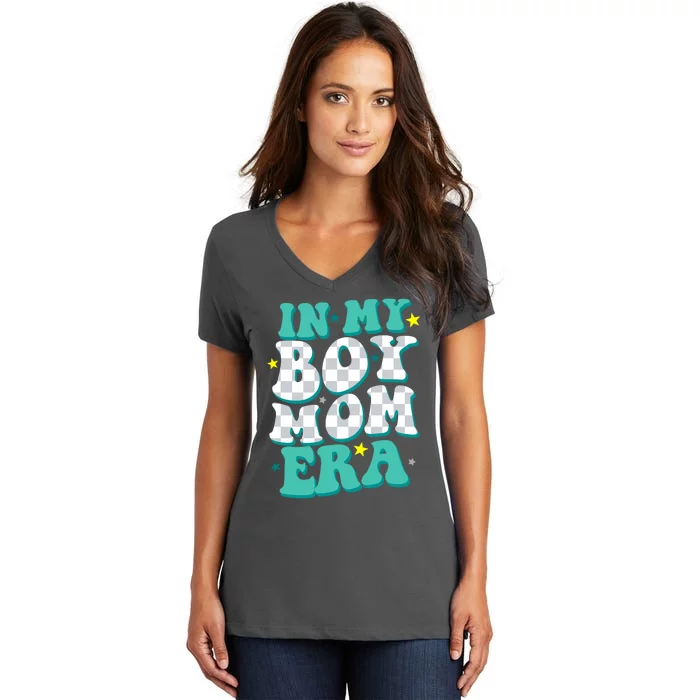 In My Boy Era Cute Mom Women's V-Neck T-Shirt