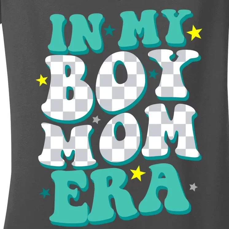 In My Boy Era Cute Mom Women's V-Neck T-Shirt