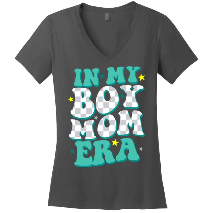 In My Boy Era Cute Mom Women's V-Neck T-Shirt