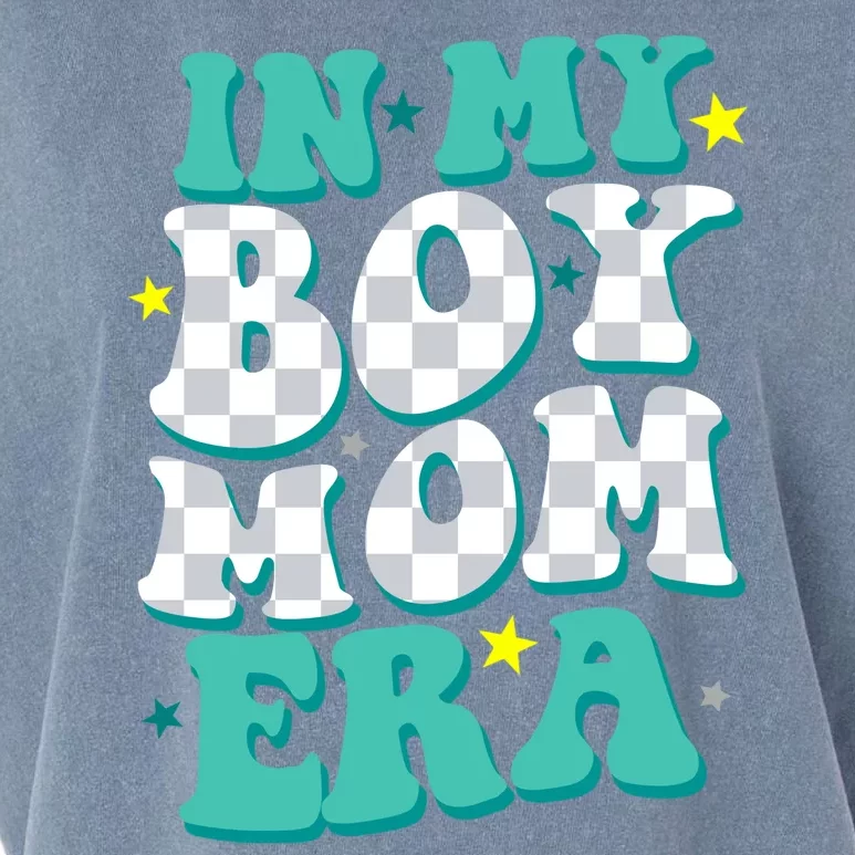 In My Boy Era Cute Mom Garment-Dyed Women's Muscle Tee