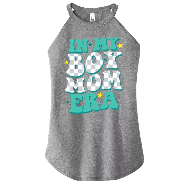 In My Boy Era Cute Mom Women’s Perfect Tri Rocker Tank