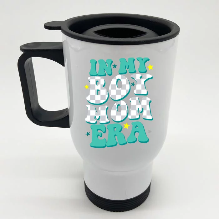 In My Boy Era Cute Mom Front & Back Stainless Steel Travel Mug