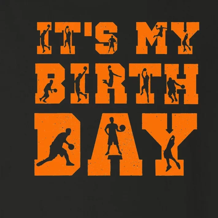 It's My Birthday Playing Basketball Toddler Long Sleeve Shirt