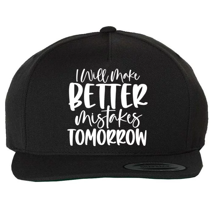 IWill Make Better Wool Snapback Cap