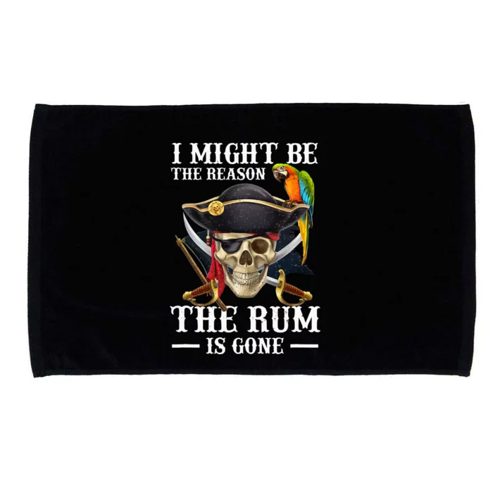 I Might Be The Reason The Rum Is Gone Microfiber Hand Towel