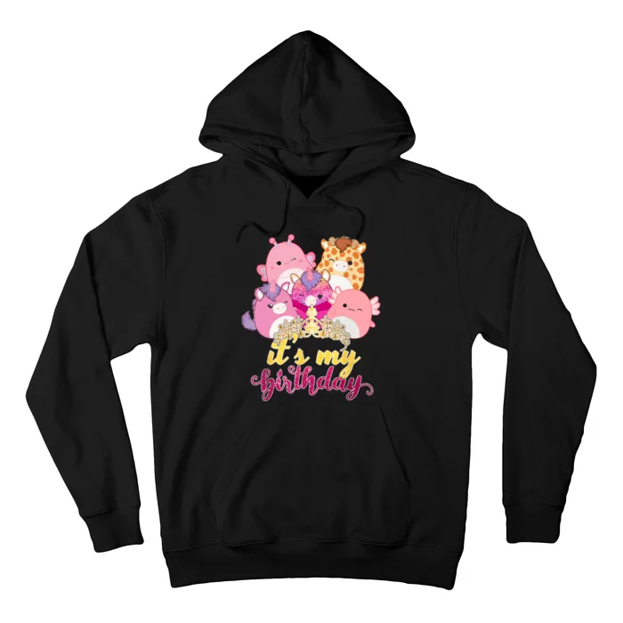 Its My Birthday Girl Squish Squad Mallow Girl Cute Hoodie