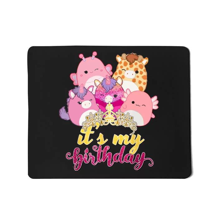 Its My Birthday Girl Squish Squad Mallow Girl Cute Mousepad