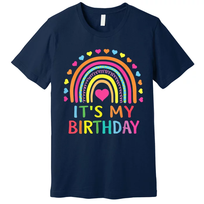 It's My Birthday Shirt for Wo, Teens, Girls Gift Rainbow Premium T-Shirt