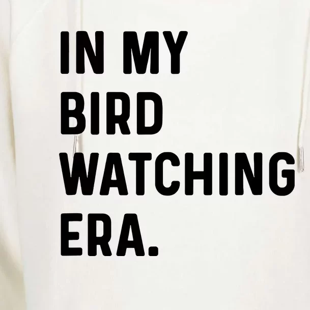 In My Bird Watching Era Birds Telescope Photography Womens Funnel Neck Pullover Hood