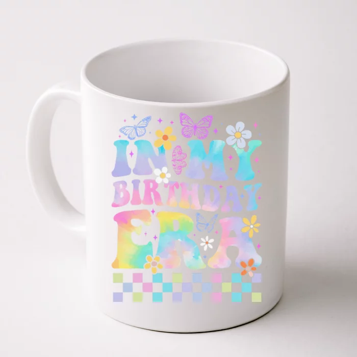 In My Birthday Era Retro Funny Bday Gifts Girl Front & Back Coffee Mug