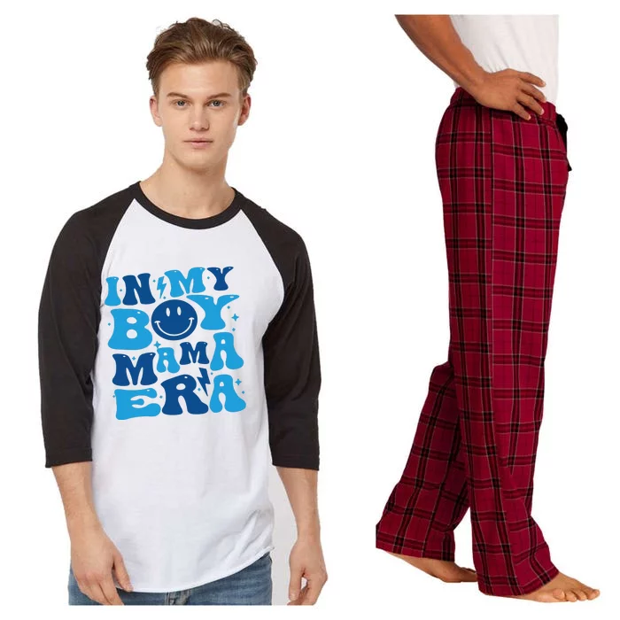 In My Boy Mama Era Raglan Sleeve Pajama Set