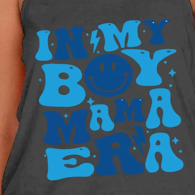 In My Boy Mama Era Women's Knotted Racerback Tank