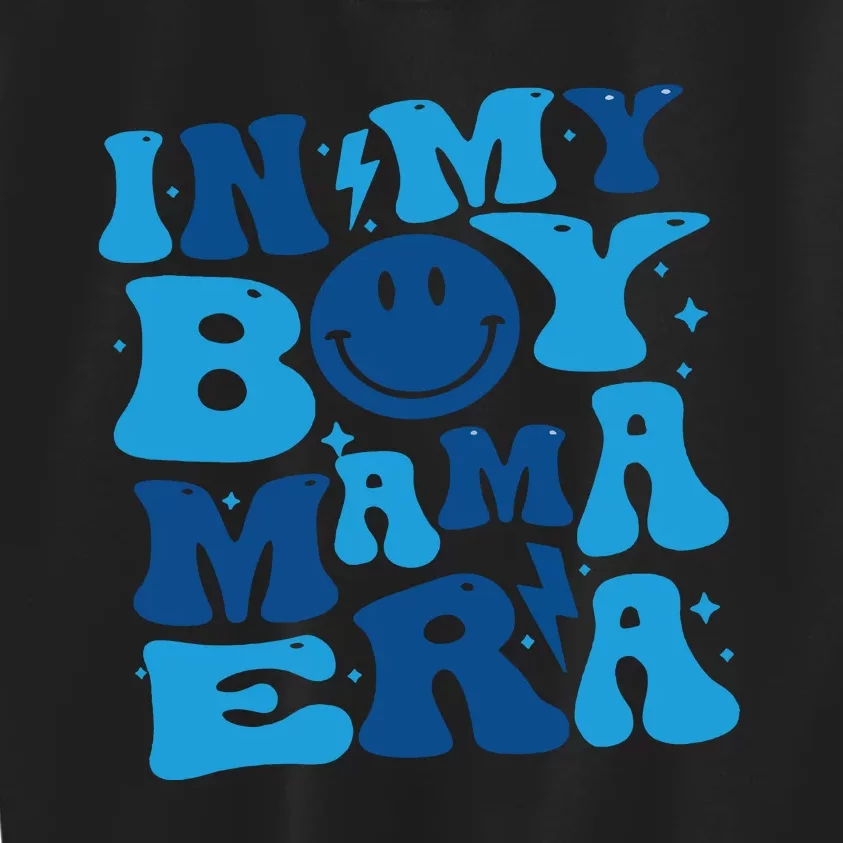 In My Boy Mama Era Kids Sweatshirt