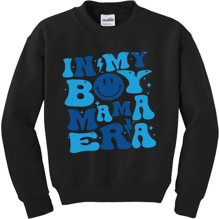 In My Boy Mama Era Kids Sweatshirt