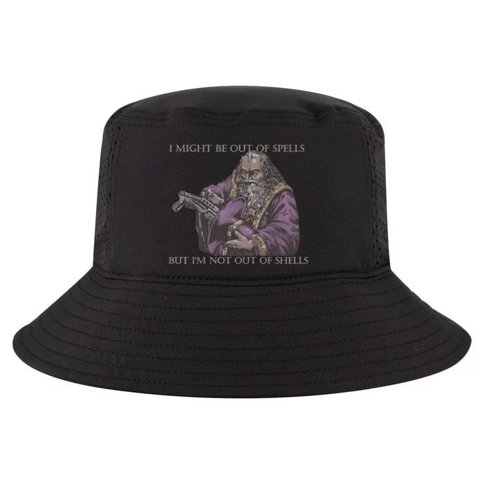 I Might Be Out Of Spells But IM Not Out Of Shells Cool Comfort Performance Bucket Hat