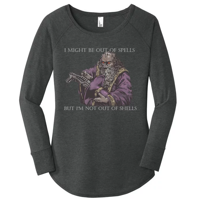 I Might Be Out Of Spells But IM Not Out Of Shells Women's Perfect Tri Tunic Long Sleeve Shirt