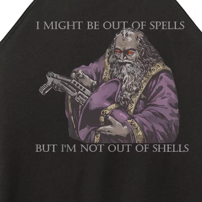 I Might Be Out Of Spells But IM Not Out Of Shells Women’s Perfect Tri Rocker Tank