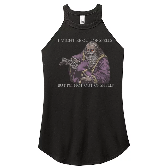 I Might Be Out Of Spells But IM Not Out Of Shells Women’s Perfect Tri Rocker Tank