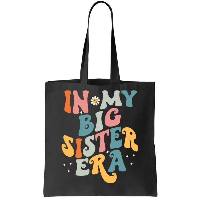 In My Big Sis Era Baby Kids Girls Big Sister Tote Bag