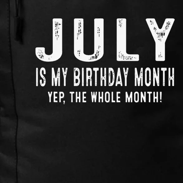 Its My Birthday July 4th American Independence Day Gift Daily Commute Backpack