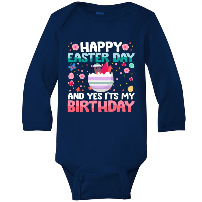 It's My Birthday And Easter Day Happy To Me You Hummingbird Cute Gift Baby Long Sleeve Bodysuit