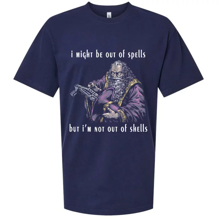 I Might Be Out Of Spells But IM Not Out Of Shells Up Sueded Cloud Jersey T-Shirt