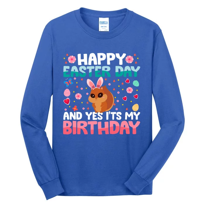 It's My Birthday And Easter Day Happy To Me You Squirrel Gift Tall Long Sleeve T-Shirt