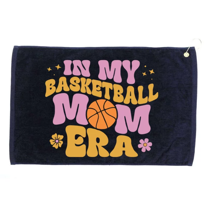 In My Basketball Mom Era Basketball Mama Retro Cool Gift Grommeted Golf Towel