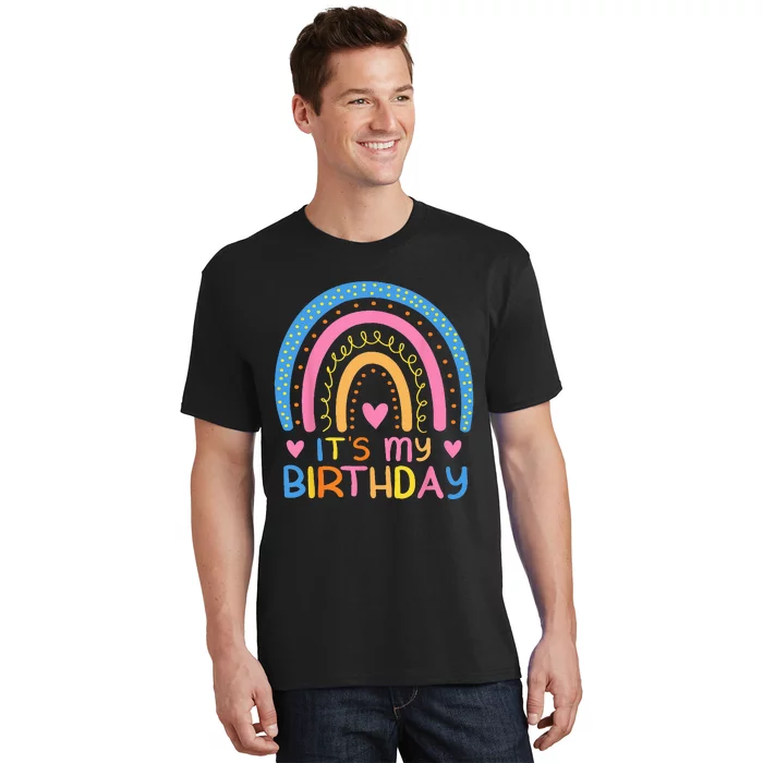 IT’S MY BIRTHDAY RAINBOW For Women Ns Girls Gift T-Shirt