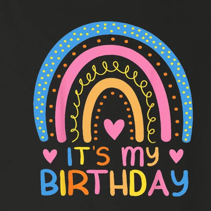 IT’S MY BIRTHDAY RAINBOW For Women Ns Girls Gift Toddler Long Sleeve Shirt