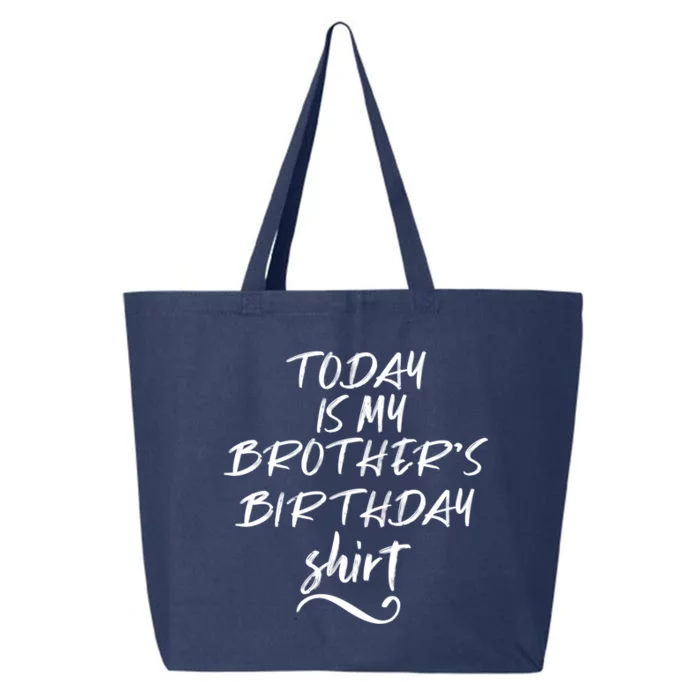 Its My Brothers Birthday Vintage Birthday Squad Family Cute Gift 25L Jumbo Tote