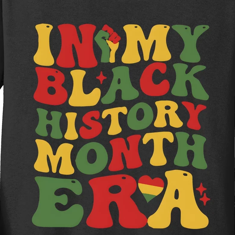 In My Black History Era Juneteenth Kids Long Sleeve Shirt