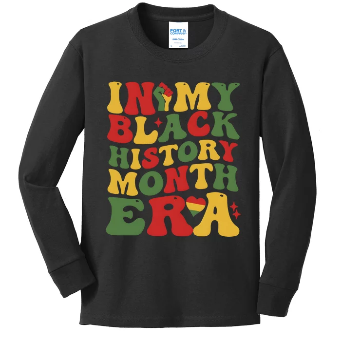 In My Black History Era Juneteenth Kids Long Sleeve Shirt