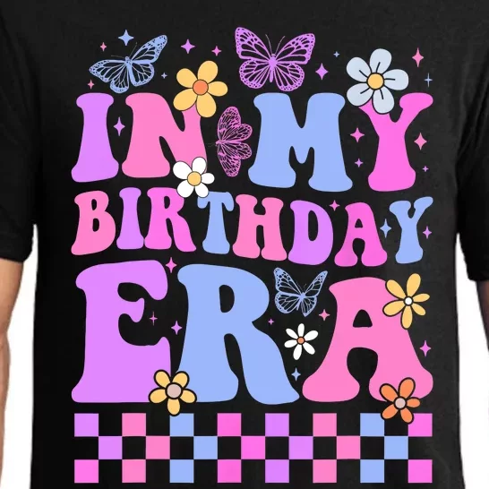 In My Birthday Era Retro Funny Bday Gifts Girl Pajama Set